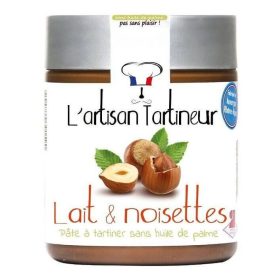   Mogyorós (17%) tejcsokoládékrém L'artisan Tartineur - pálmaolaj nélkül 250g